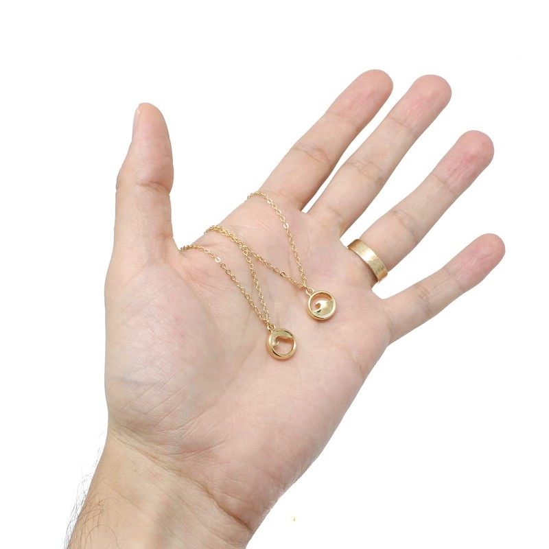 Set de Collares para Pareja de Olas Yin y el
