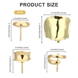 4 PCS Gold Hair Cuffs, Gold Ponytail Clip, Gold Ponytail Cuff Hair Metal Ponytail Cuff, Gold Hair Ties, Gold French Hair Clips for Women Braids Decorative Barrettes, Gold Hair Accessories for Women