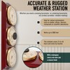 Classic Analog Weather Station-Home Barometers-Indoor Barometer-Barometer Hygrometer Thermometer-Traditional Weather Indicators-Home