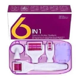 CUPRISHDIKALUR STORE Derma Rodillo Roller 6 En 1 Facial Micro Agujas Antiedad