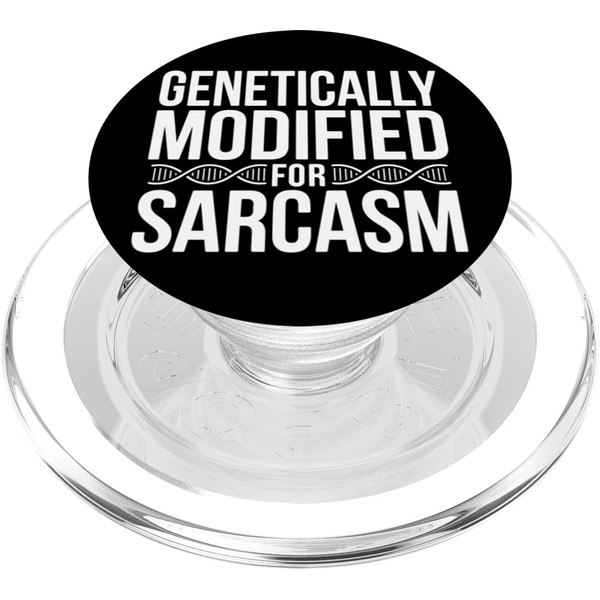 Sarcastic Genealogy DNA Test Genetics Biologist Sarcasm PopSockets PopGrip for