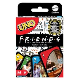 Mattel Games, UNO Juego de Cartas Friends con una Regla Especial para niños de 7 años en adelante