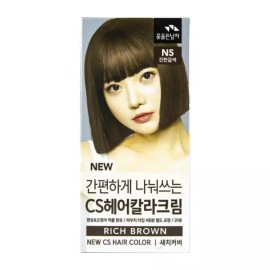 8808033126320 꽃을든남자 CS 헤어컬러 크림 N5 진한갈색 4회분 Flower Man CS Hair Color Cream N5 Dark Brown 4 Applications