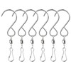 Alamic Swivel Hooks Clips for Hanging Wind Spinners Wind Chimes