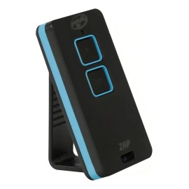 2 Controles Remotos Zap 2 P/ Puerta Automática D/ 2 Ch Ppa Color Negro-azul