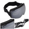 Outdoor Magnet Double Layer Antifog Skiing Goggles for Climbing Snowboardingsilver