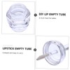 MERRYHAPY 15pcs Honeycomb Lip Gloss Tubes Clear Container Refillable Bottles