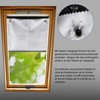 Johgee Roof Window Roller Blind, Thermal Sun Protection, Silver Coating,