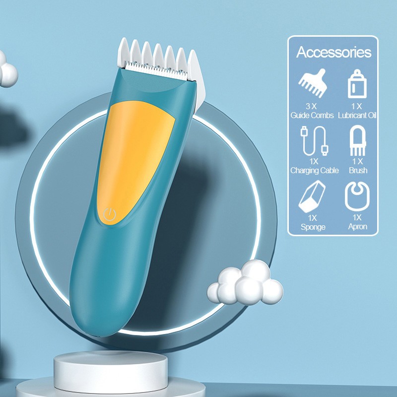 Children Hair Clipper Quiet Detachable Portable Electric Kids Hair Trimmer