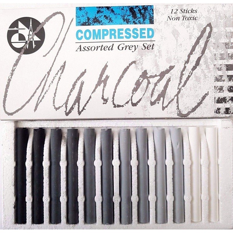 Home Supplies Direct 5 Pack Assorted Pastel & Charcoal Sticks