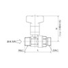 Onda Seisakusho CB1-13M-S [CB1 Type Ball Valve with Check Valve,