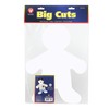 Hygloss White People Shapes Cut-Outs – Pack of 25 Paper