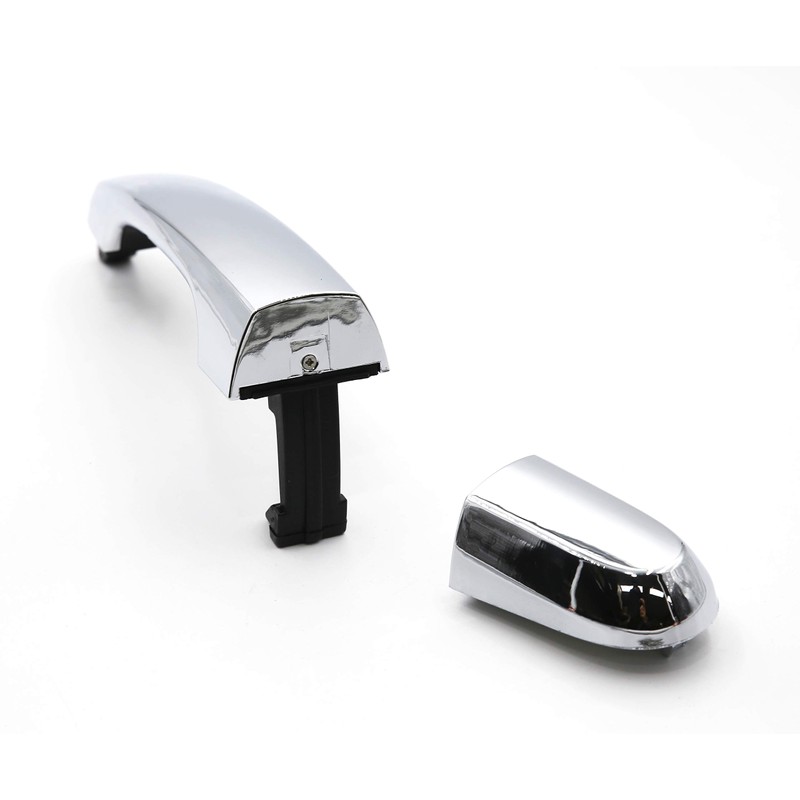 Set of 2 Rear Side Pair LH RH Chrome Door