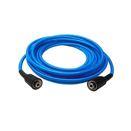 BESHED Pressure Washer Hose 25 FT 1/4 Inch, Kink Resistant Power Washing Extension Hose Compatible with M22 Fittings, Replacement For Most Brand Pressure Washers, 3000 PSI