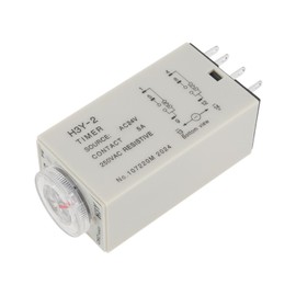 ECSiNG 1pc H3Y-2 Time Relay 10S Delay Time Relay 5A 8-Pin AC24V Relay 0.5S-10S Time Delay Relay for Automation Control Industrial Applications