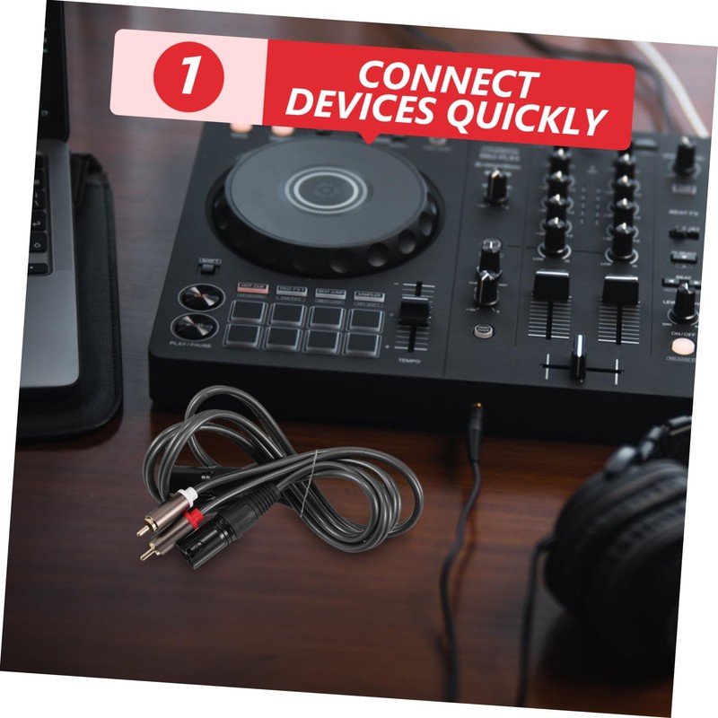 VICASKY Dual to Dual Male Audio Cable Professional Audio Conversion