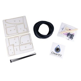 ClearVU Camera Solutions J-101 Backup Camera Cleaner fits 2011 2021 Grand Cherokee | Includes DIY Kits | No Wiring Needed | Rinse Off Using Existing Factory Wiper Controls