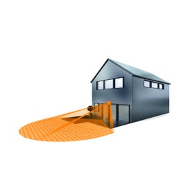 Steinel IS 130-2 Motion Sensor 130° Motion Sensor 12 m Range for Indoor and Outdoor Use IP 54 White