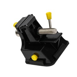 Tofficu 1PC Mini Table Vise Lightweight Alloy Bench Clamp for DIY Projects Jewelry Making and Woodworking Durable Cast Body with Screws for Crafting and Model Building