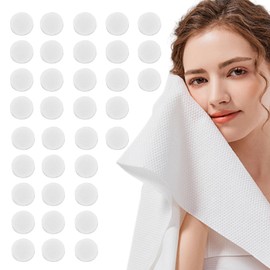 Daryunk 35 PCS Compressed Towels, Compressed Towel Tablets, Portable Non Woven Fabrics Compressed Coin Tissue, for Travel Camping Hotel Restaurant Outdoor Sports Home