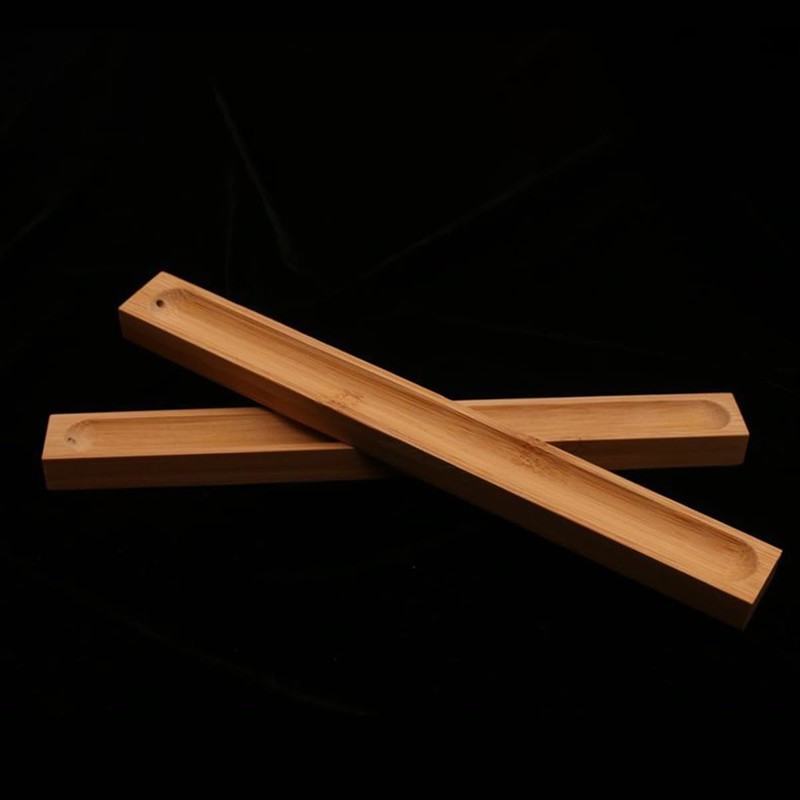 Lanito Incense Burner, Bamboo Horizontal Incense Plate, Stylish Incense Holder,