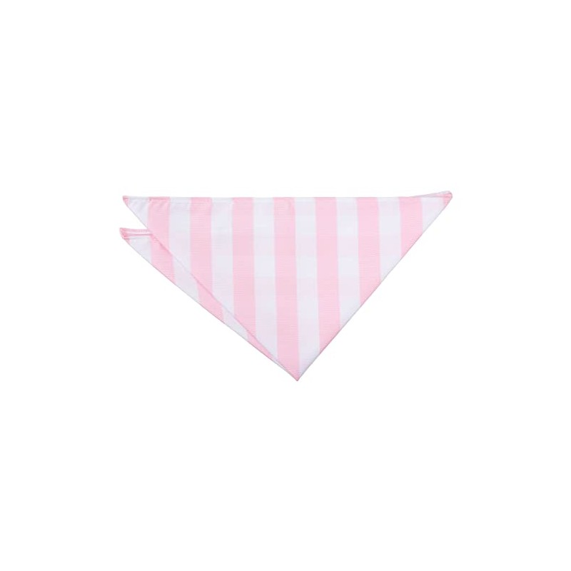 DQT Men Classic Stripe Patterned Business Party Handkerchief Pocket Square