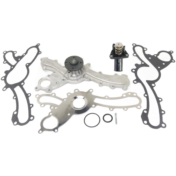 Evan-Fischer Water Pump Kit For 2006-2015 Lexus IS250 with Thermostat
