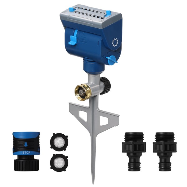 Airthereal Oscillating Sprinkler with Metal Step Spike and Quick Connect