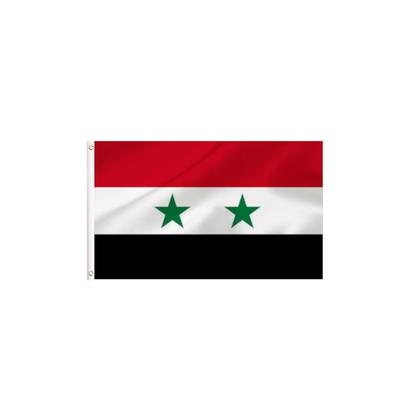 LARGE Syrian Flag, 3x5Ft Syria Flags Banner For Indoor Outdoor