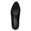 MARCO TOZZI Women's Elegant Block Heel Court Shoes, black