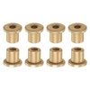 sourcing map 8pcs Flange Bearing Sleeve 4mm Bore 8mm OD