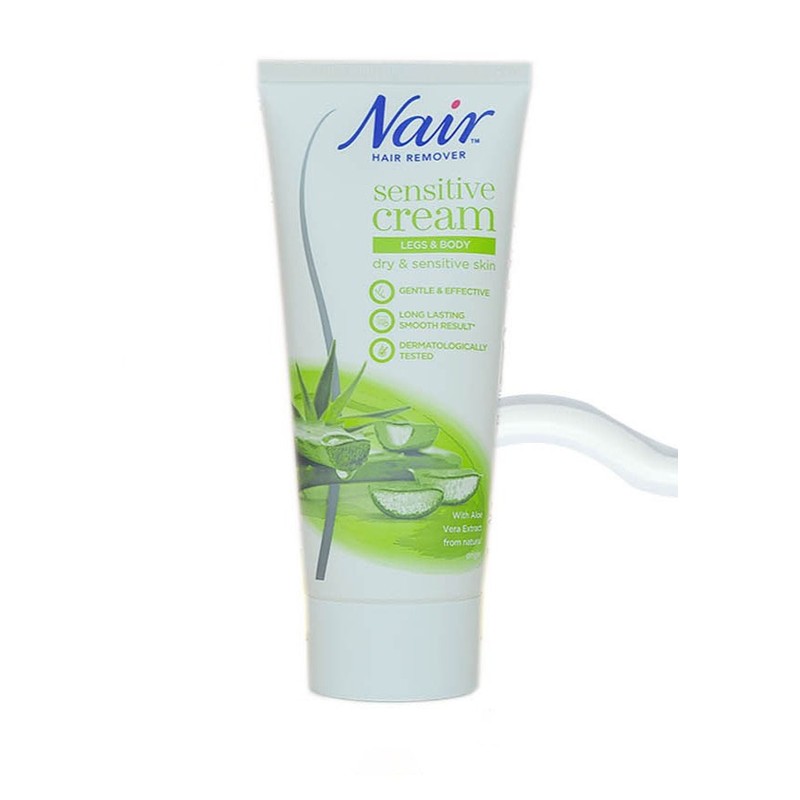 Nair Sensitive Hair Removal Cream for Arms and Legs, 200ml,