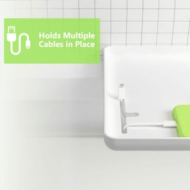 OUZHOU Bed Shelf for Hanging, Shelf for Bunk Bed with Cable Holder, Bed Tray, Floating Bedside Table for Hanging Bed and Bunk Bed, Children's Room and Bedrooms