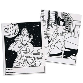 Super Hero Velvet Art Posters (Pack of 24)