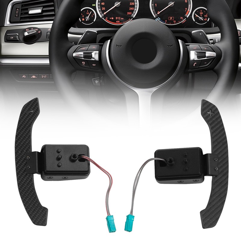 Steering Wheel Shift Blade Clear Marks Easy Operation Magnetic Carbon