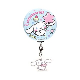 Tees Factory Sanrio SR-5542618CR Can Badge with Charm Cinnamoroll Can Badge/Φ2.2 x Depth 0.2 inches (5.6 x 0.5 cm)