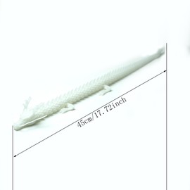 BANPIWOLG 1PC Glowing at Night 3D Printed Dragon Model,17.72inch,Noctilucent Toys,rocodile,Home Office Decor,Fidget Toy for Adults Teens Boy Festival Gifts,Easter Basket Stuffers (Luminous Blue)