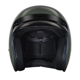 Daytona Helmets 3/4 Shell Open Face Motorcycle Helmet - DOT Approved, Lightweight & Comfortable, Vintage Design for Scooter, Cruiser & Street Bikes - Adjustable Fit, Enhanced Ventilation & Clear Visor