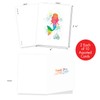 The Best Card Company Funky Rainbow Mermaids - 20 Assorted
