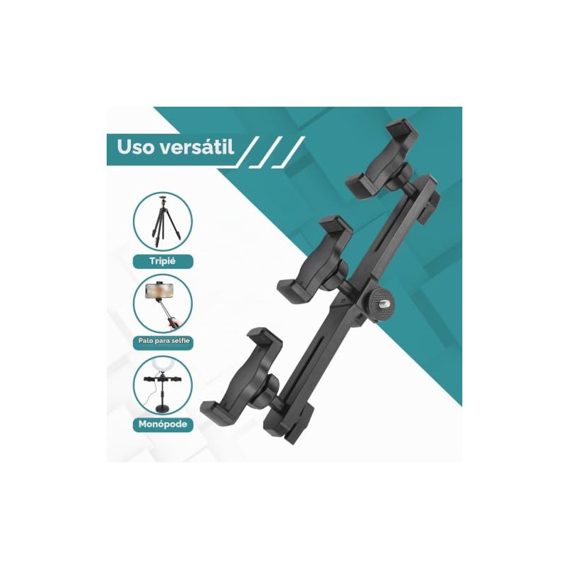 Soporte universal para telfono celular, soporte ajustable para trpode, adaptador