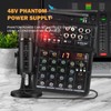 G-MARK Professional Audio Mixer, 4 Channel DJ Mixer with Dual