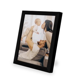 Ofidosel Portaretratos de Plastico. Marcos para Fotos de Plástico en Colores. Porta Retrato para Escritorio 5x7 pulgadas. Marcos para Fotos. Cuadro para Fotografias para tu Hogar. Picture Frame (Negro)
