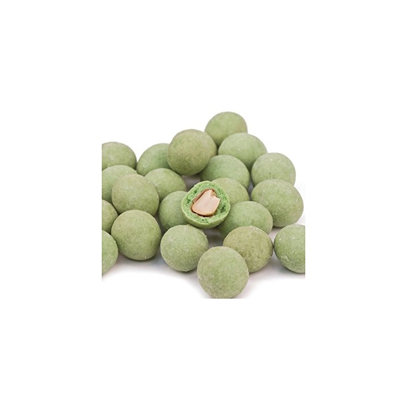 YANKEETRADERS Brand Spicy Wasabi Coated Peanuts - 1 POUND