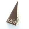 Napkins Pomp Cream Mocha Table Decoration Wedding Decoration Napkins Folded