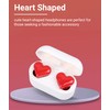 Jectse Auriculares Inalámbricos, Auriculares Bluetooth en Forma de Corazón Cancelación