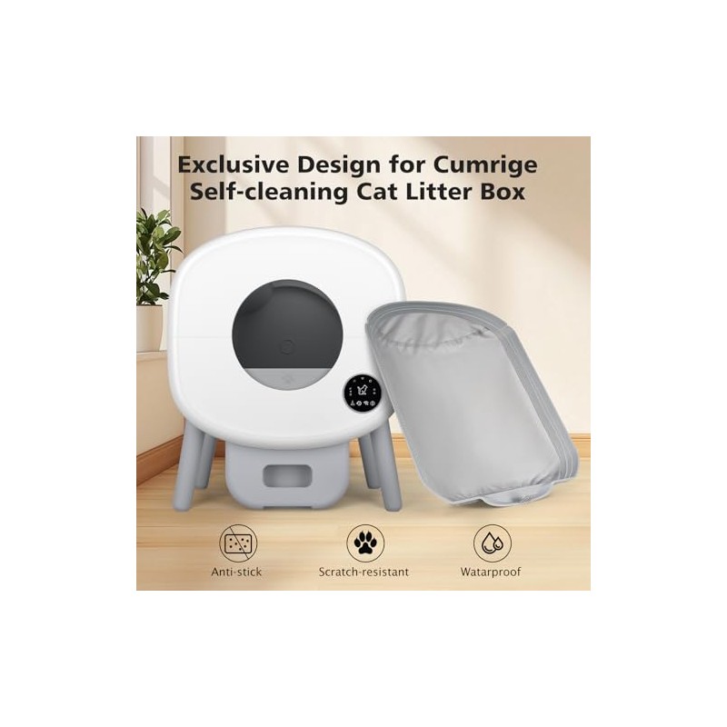 Cumrige Self Cleaning Litter Box M2 Waterproof Pad （Two Pack）