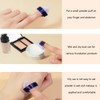 2 Pieces Finger Powder Puffs Makeup Sponge Mini Powder Puff