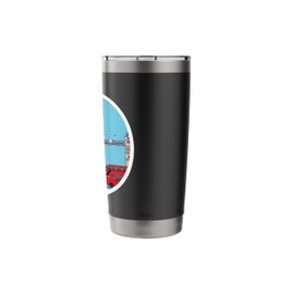 Iconic London Landmarks Tower Bridge And Big Ben Stainless Steel Insulated Tumbler