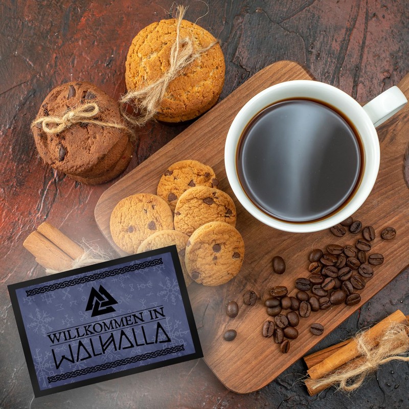 Welcome to Walhalla Viking Doormat XXL 50 x 75 cm