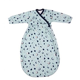 Popolini Felinchen Sleeping Bag Made of Organic Cotton Moon Monkey Inner Sleeping Bag for Winter Sleeping Bags or Light Summer Sleeping Bag (62/68)